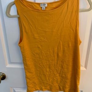Jcrew yellow sleeveless top
